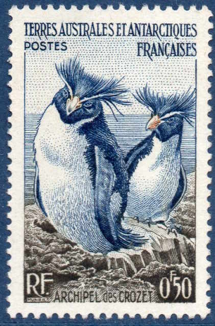 Pingwiny na znaczkach TAAF